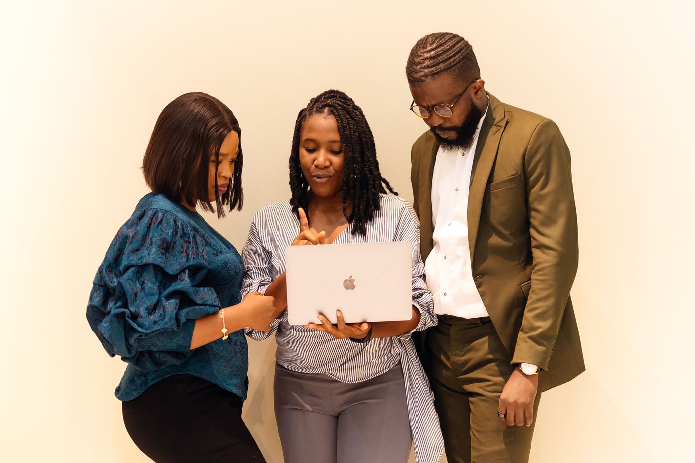 Professionals in a meeting in Lagos